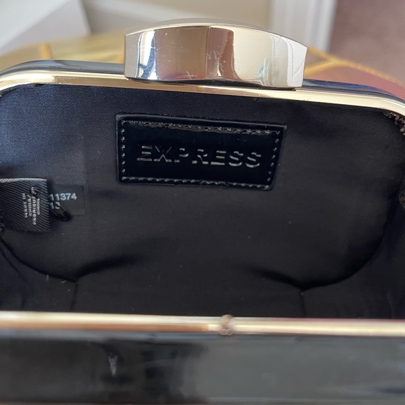 Express Clutch Clasp date night wedding formal Purse - Picture 4 of 5